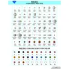 HONGKUN Wholesale custom hot fix ceramics half pearl, ceramics hot fix