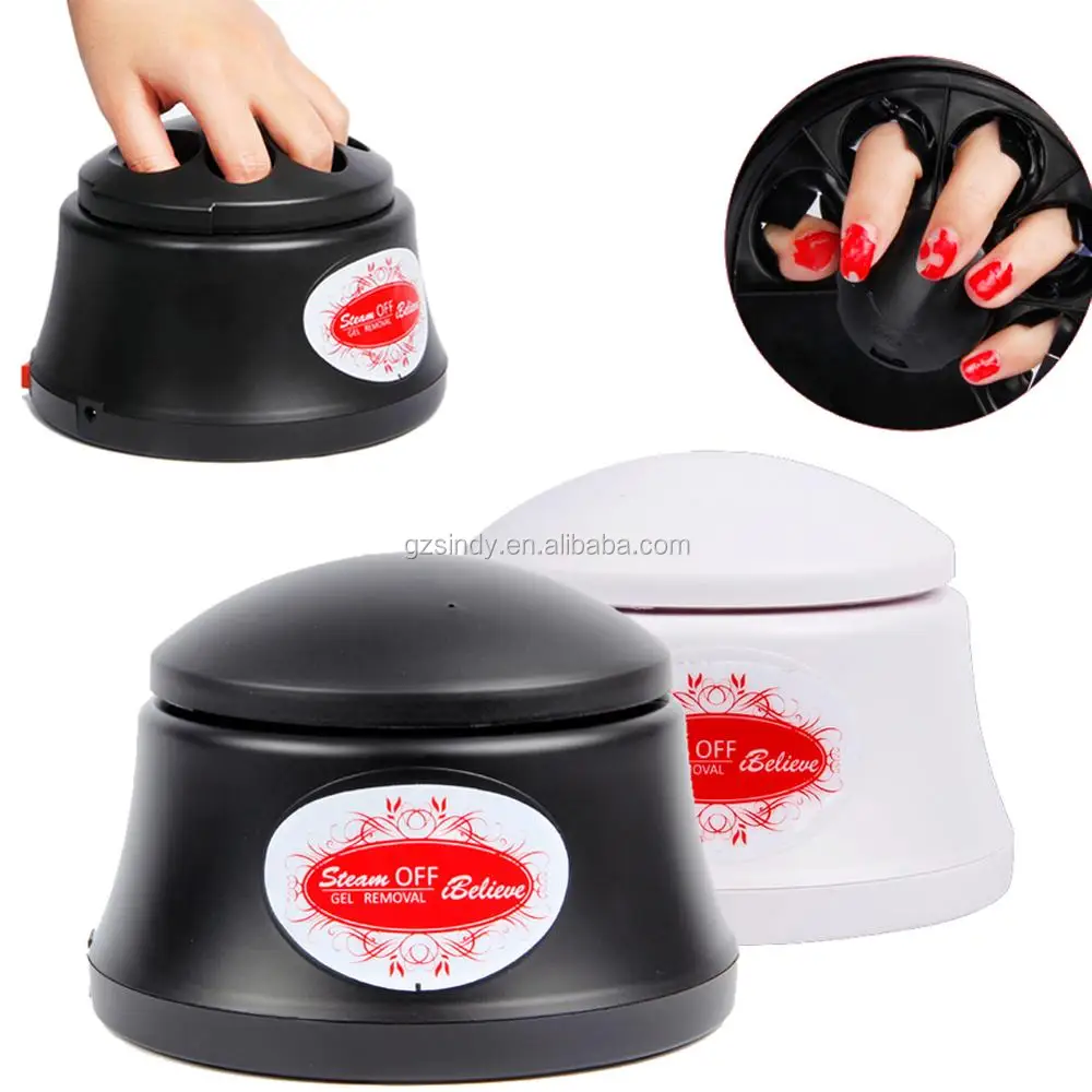 

New Design Nail Gel Removal Machine Electric Steam Machine for Nail, White;black