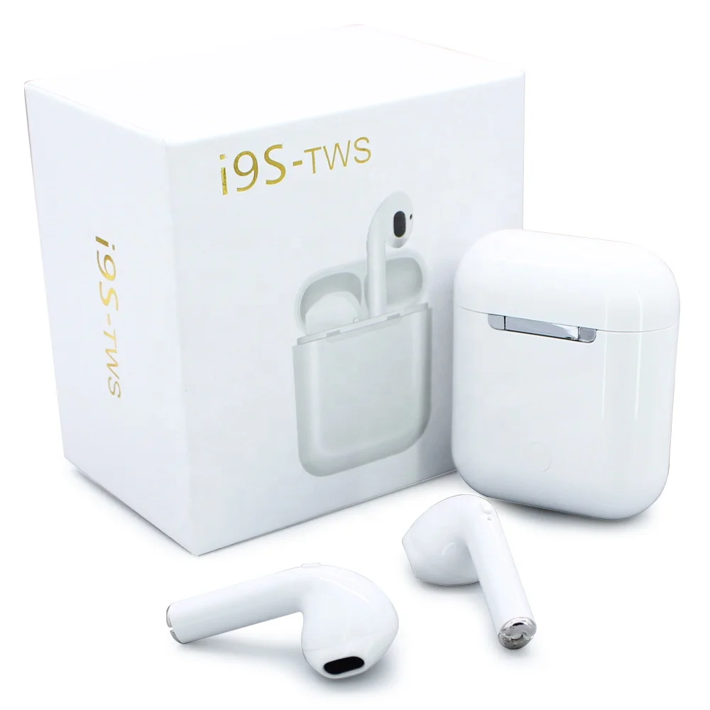 

I9S TWS Wireless Blue tooth Earphone Led Light With Mic Dual Earbuds Stereo Music Headsets for Apple for iPhone 8 X