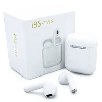 

I9S TWS Wireless Blue tooth Earphone Led Light With Mic Dual Earbuds Stereo Music Headsets for Apple for iPhone 8 X