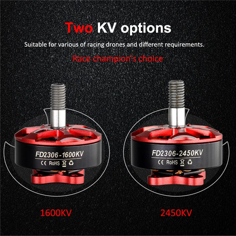 HGLRC Forward FD2306 2450KV 4S 1600KV 6S rc Brushless Motors for fpv Racing Drone