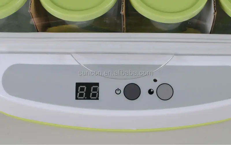 White And Green Yogurt Maker 12 Cups Buy 12 Cups Yogurt Maker,2.2l