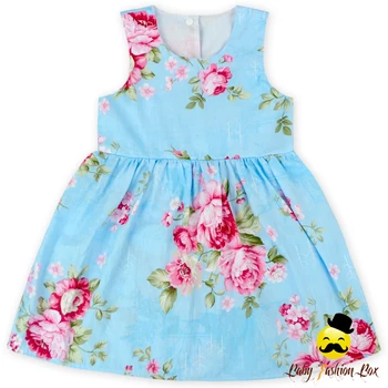 printed frock design for baby girl