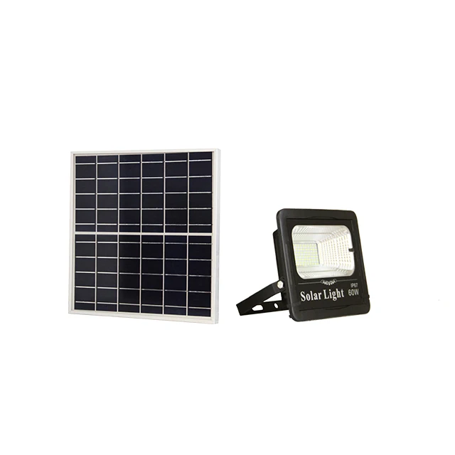 Remote control 60w led solar flood light price