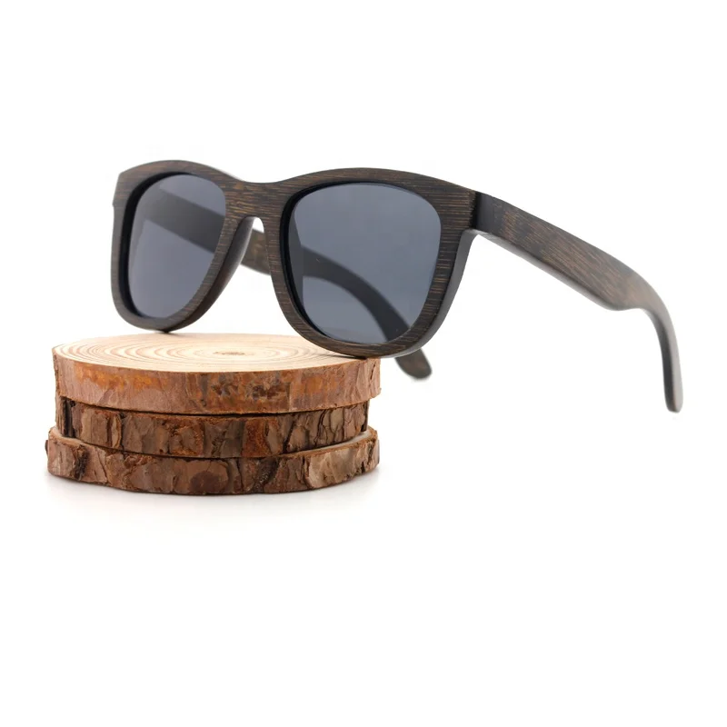 

2019 Bamboo sunglasses polarized in stock low MOQ quick delivery