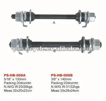 bicycle axle parts