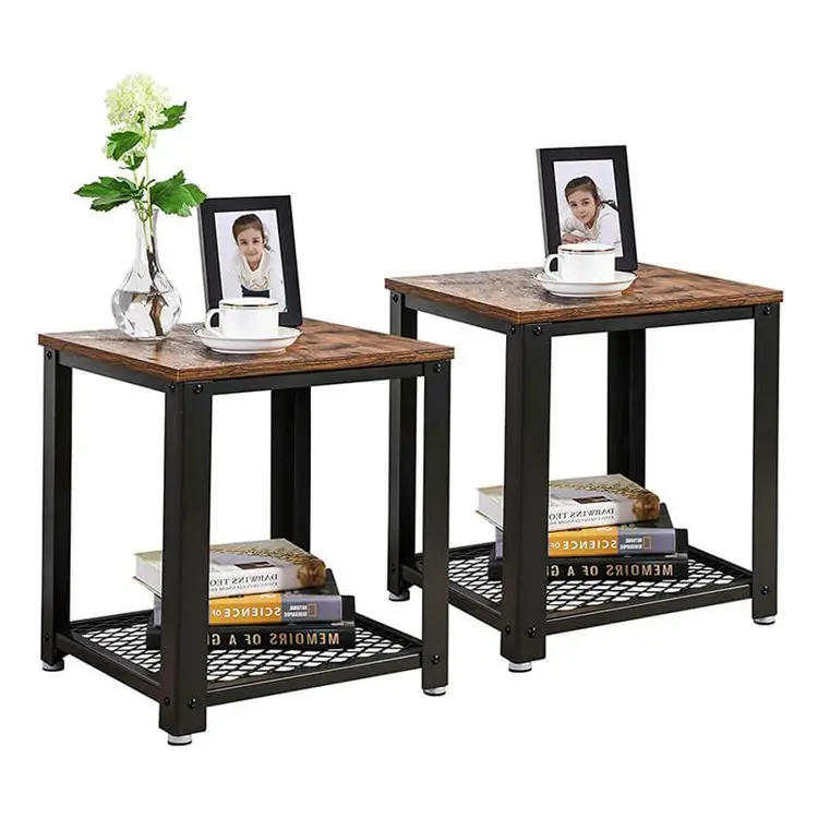 small metal side table