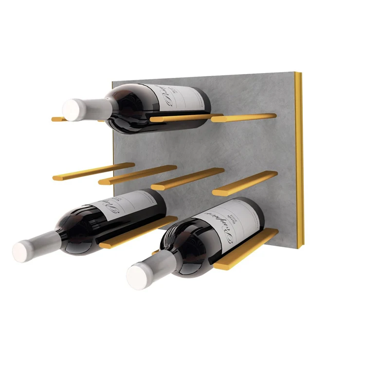 

Factory Flat straight single bottle aluminum pegs wall mounted wine cellar used wine holders, Silver/red/blue etc