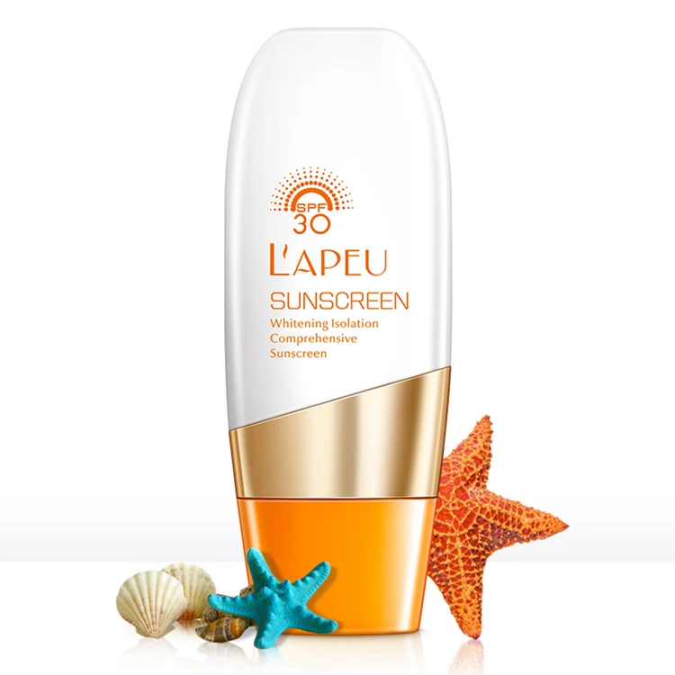 

private label spf 30 facial body sunscreen lotion sunblock skin srotective cream Waterproof Isolation spf 30 sunscreen