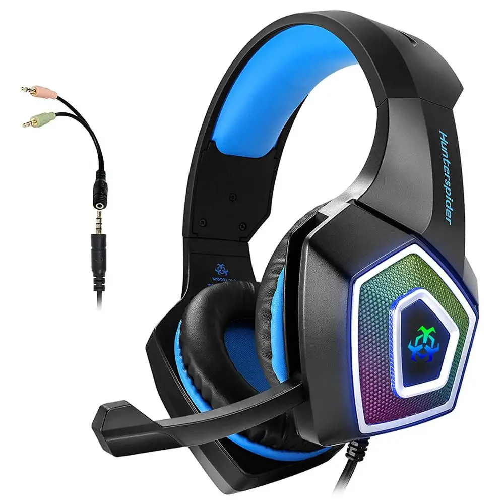 

Hunter spider Professional strong bass gaming headphones for computer game with microphone