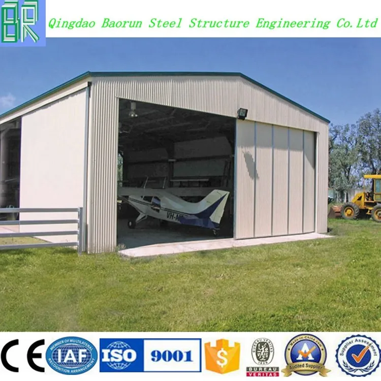 Easy Installation Steel Metal Portable Aircraft Hangar