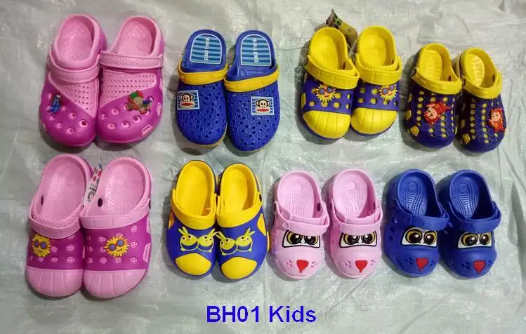 
rejected order clearance stocks lots kids clogs for children 
