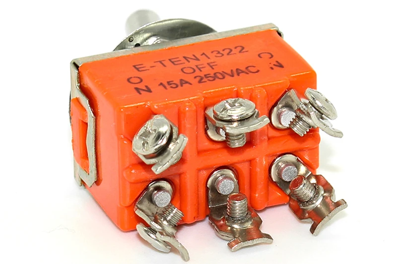 15A 250V KN3C E-TEN1322 toggle switch 6 pin 3 way switch 6 pole on off ...
