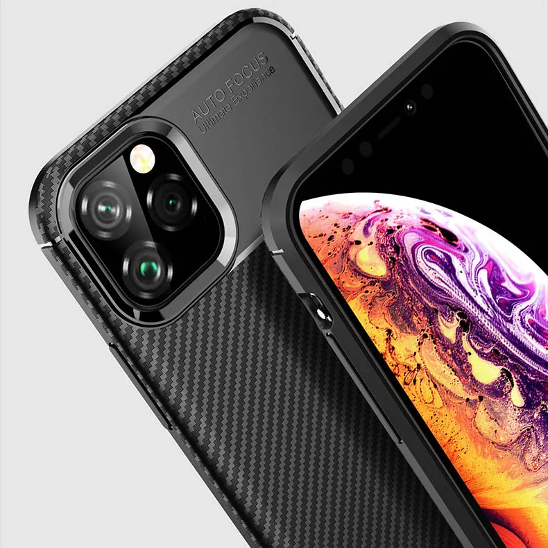 

Hot Selling Explosion Proof Cover Case Carbon Fiber Cell Phone Case For IPhone 11