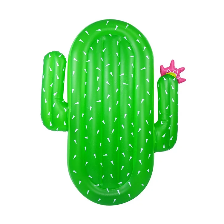 

180cm Cactus Inflatable Ride-on Swimming Ring Pool Float Water Party Toys Blowup Fruit Floatie Air Mattress Beach Lounger, Appointed pantone color or stocked color