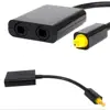 Digital Optical Audio Splitter Adapter Fiber Optic Audio Cable 1 in 2 Out Black