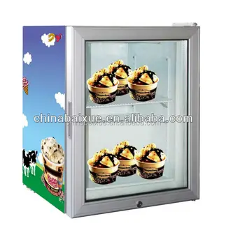 Countertop Ice Cream Freezer Freezer Mini Freezer Glass Door