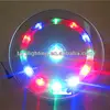 19leds colored crystal rotary light led base