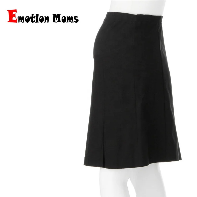 

Women Maternity Belly Skirt Pregnant Office Clothes Formal A Line Knee Length Pregnancy Bottom Black Factory sales Stock item