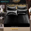 Luxury 19MM 100% Mulberry Silk Fitted Sheet, Queen Size, 6A Grade, Brand THXSILK