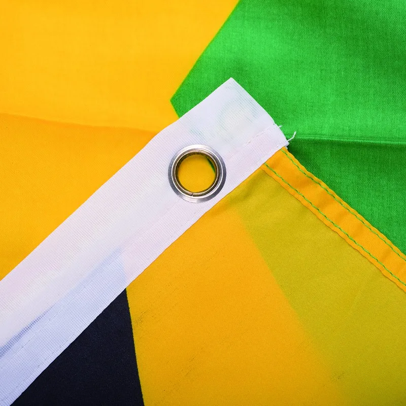 Polyester fabric custom size national Jamaican flag factory