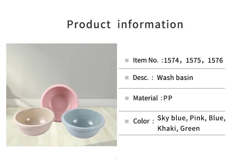 Portable Wash Basin Plastic Hand Wash Basin Plastic Hair Wash Basin