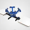 Hot Sale 4 Color 2 Station Silk Screening Screenprint Press Screen Printing Machine
