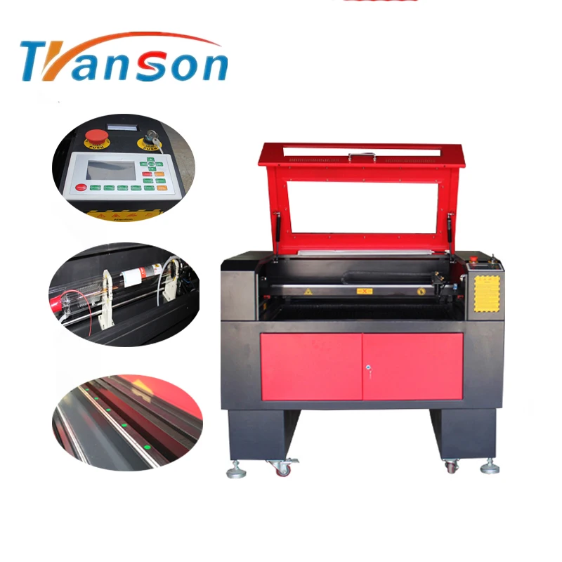 Transon Factory Hot Sale 100w Co2 Laser Engraver and Co2 Laser Cutter TS6090 for Paper MDF