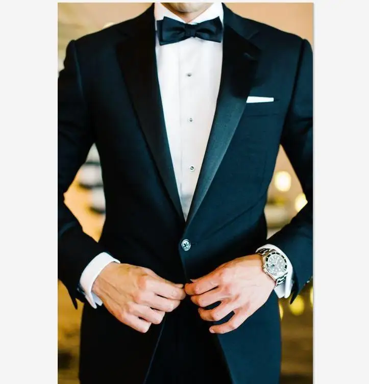 

Luxury Custom Wedding Notched Lapel Three Pockets Man Dark Green Suit WF030, Dark green as picture