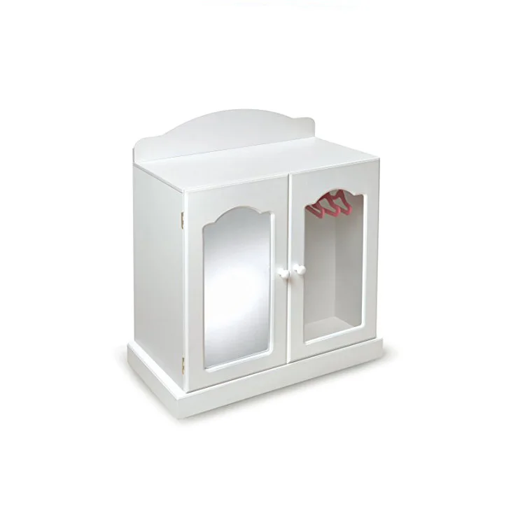 Furniture Toys Wooden Baby Doll Cabinet Doll Furniture