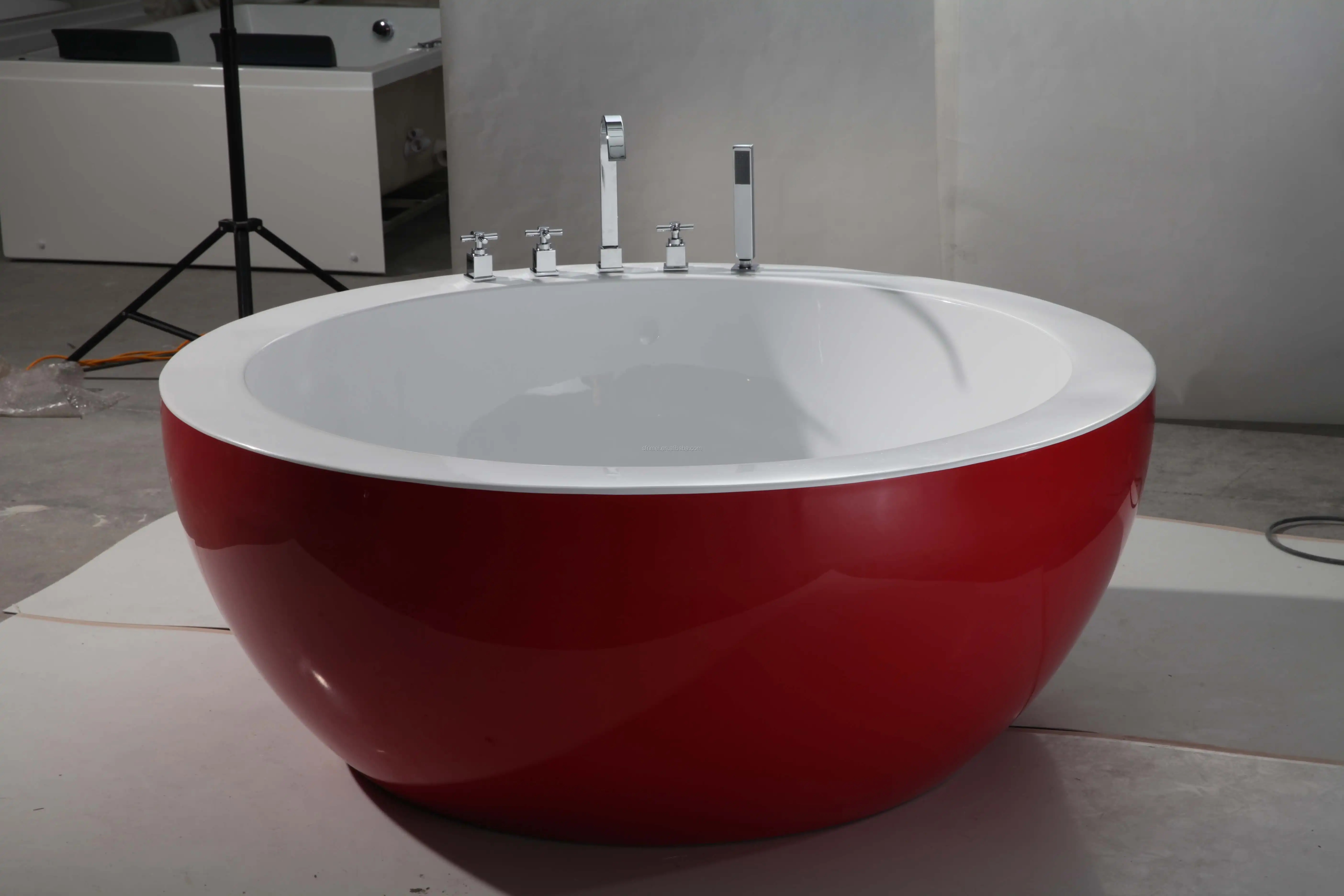 K8720g Cheap Price Modern Acrylic Resin Bathtubs Round Acrylic