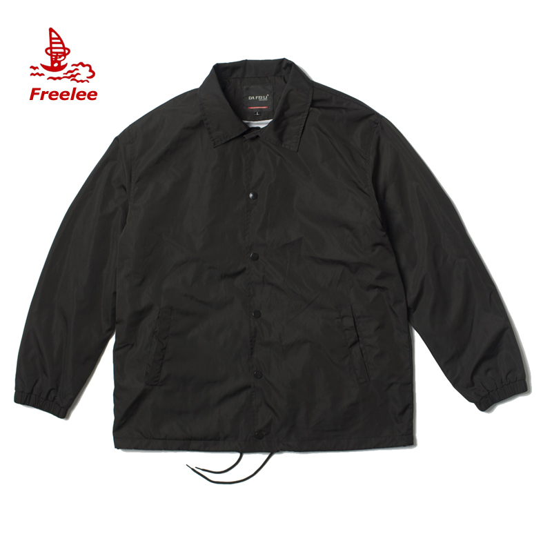 

Nylon waterproof custom men coaches jacket