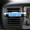 Hot Sale 2 in1 Car Auto LCD Clip-on Digital Backlight Automotive Thermometer Clock Calendar Automotive Digital Car Clock