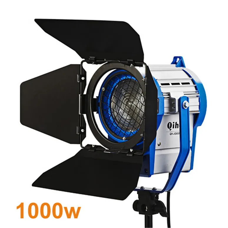 High Quality Photo Studio 1000w 1k Tungsten Fresnel Video Light Continuous Lighting