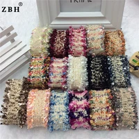 

3CM Width Cotton Weaving Multi-color Fancy Decoration Ribbon