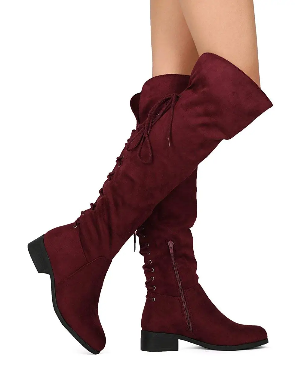 cheap thigh high heel boots