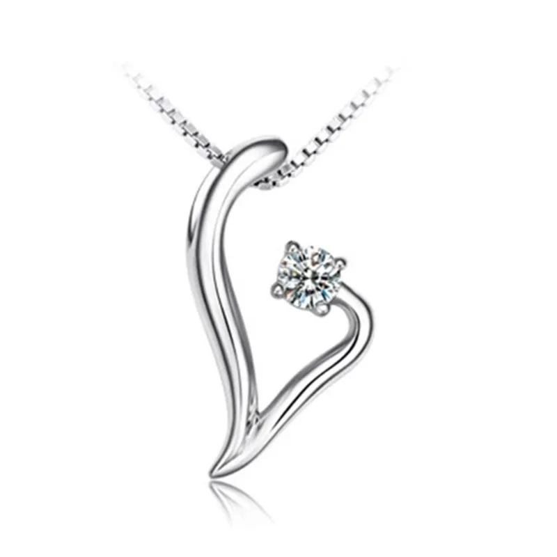 

Dream of Love simple fashion silver pendant necklace V Letter necklace, N/a