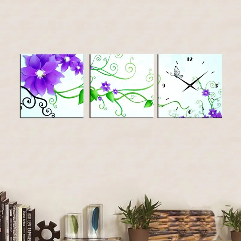 Painting Art Prints 3 Pieces Home Decoration Wall Print On Led Canvas