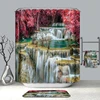 Better Design Natural Landscape Shower Curtain Set For Bathroom, For Home Print Shower Curtain Children'S Bathroom/