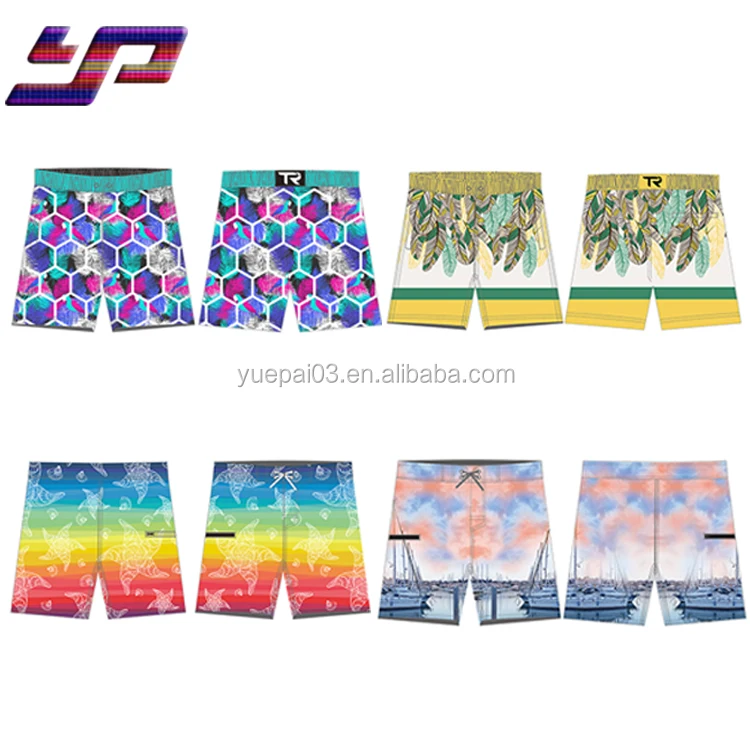 Wholesale Custom Quick Dry Surf Board Shorts 4 Way Stretch Board Shorts