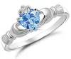 Women Claddagh 925 Sterling silver jewelry, Fashion precious lady ring jewelry custom