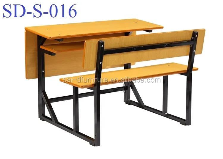 student chair with writing pad