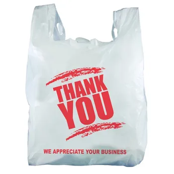 Eco-friendly Biodegradable Thank You Plastic Shopping Carrier Bag Wholesale - Buy Oem Carrier ...