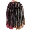 4 packs 8inch 110grams 60strands crochet synthetic spring twist braids for twist hair extensions making