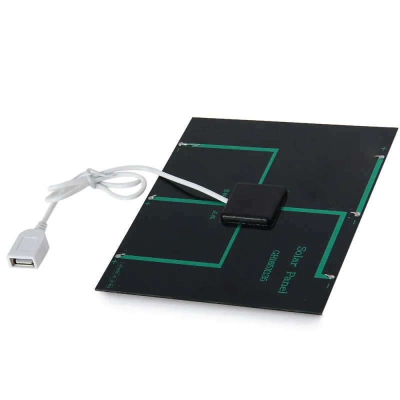 Policristalino de Células Móvel para Banco de Potência Carregador Solar Solares Painel Usb Charger 3.5 w Coletores solares