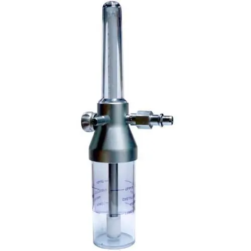 
oxygen flowmeter with humidifier bottle/medical oxygen flowmeter 