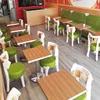 affordable restaurant furniture high quality chair and table set for sale