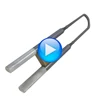 1800 U type mosi2 heating elements finned air heater