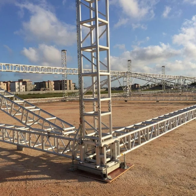 top quality 400*400mm aluminum stage frame truss structure/event