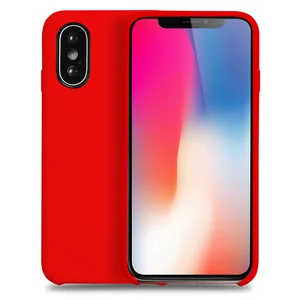 Liquid Silicone Rubber Case iPhone X
